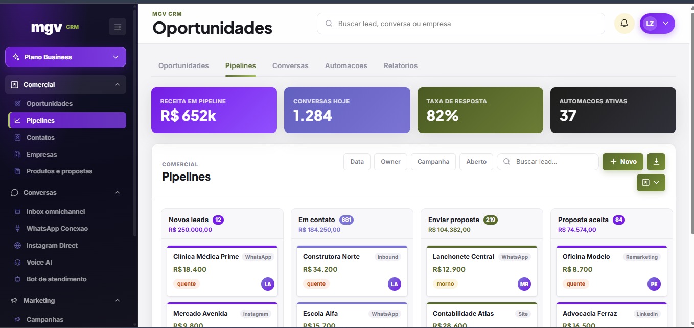 Preview do Sistema